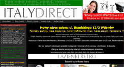 Desktop Screenshot of italydirect.pl